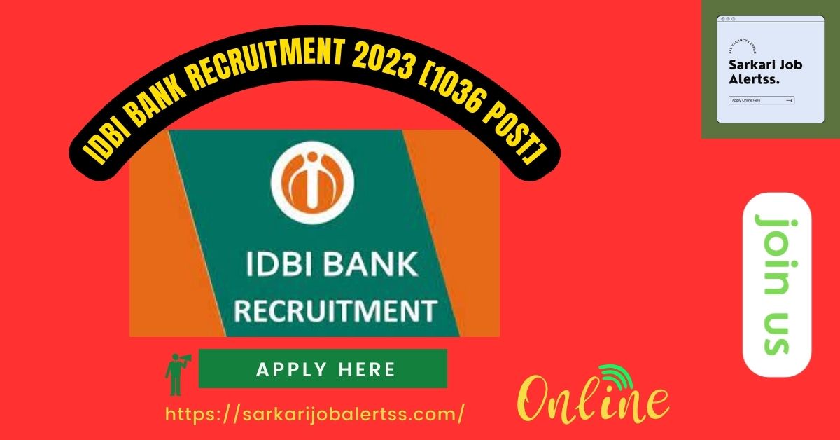 IDBI Bank Recruitment 2023