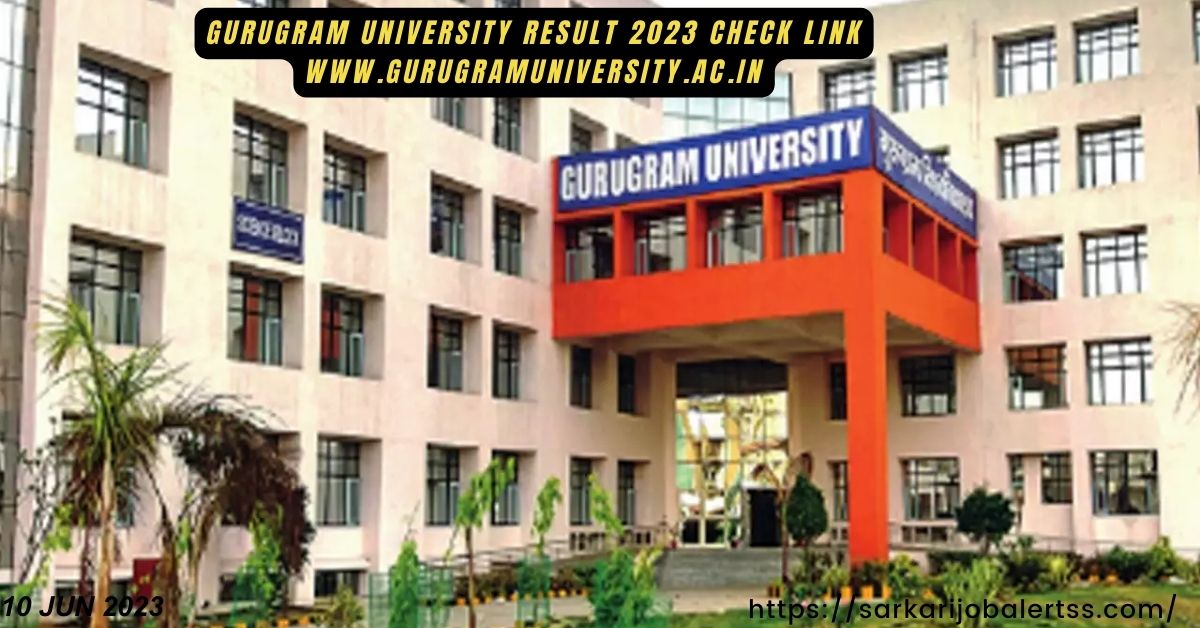 Gurugram University Result 2023