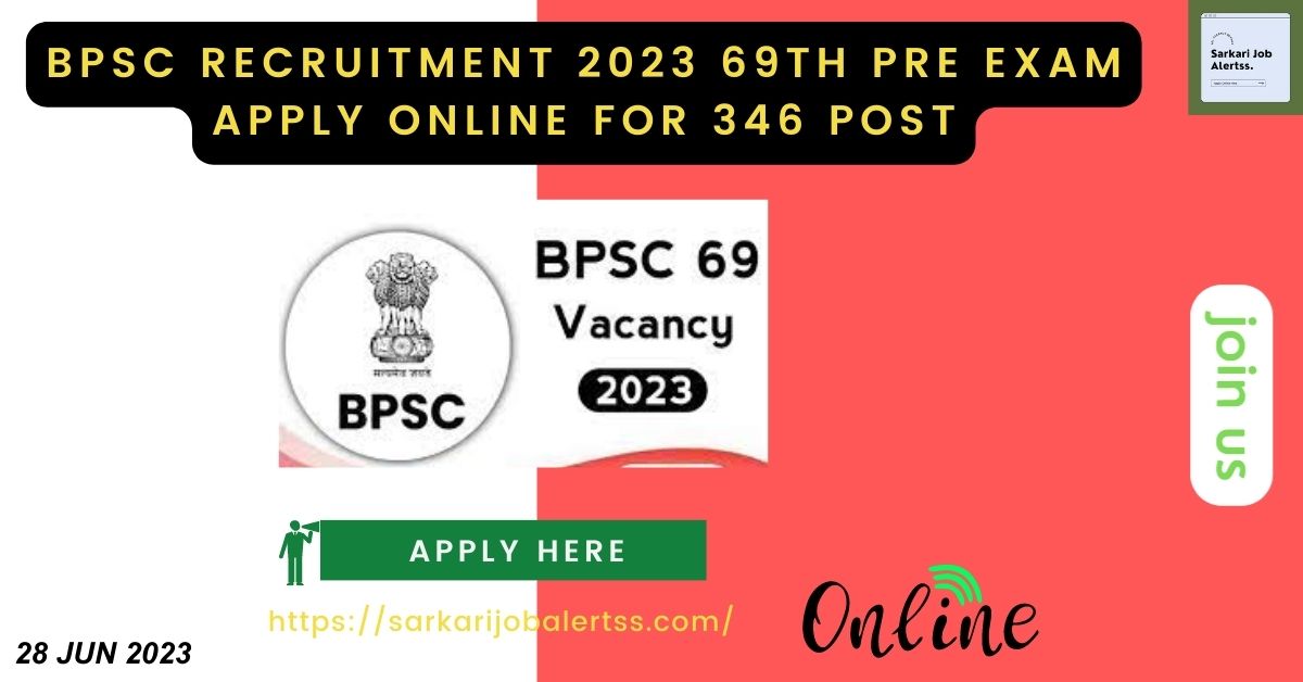 BPSC Recruitment 2023