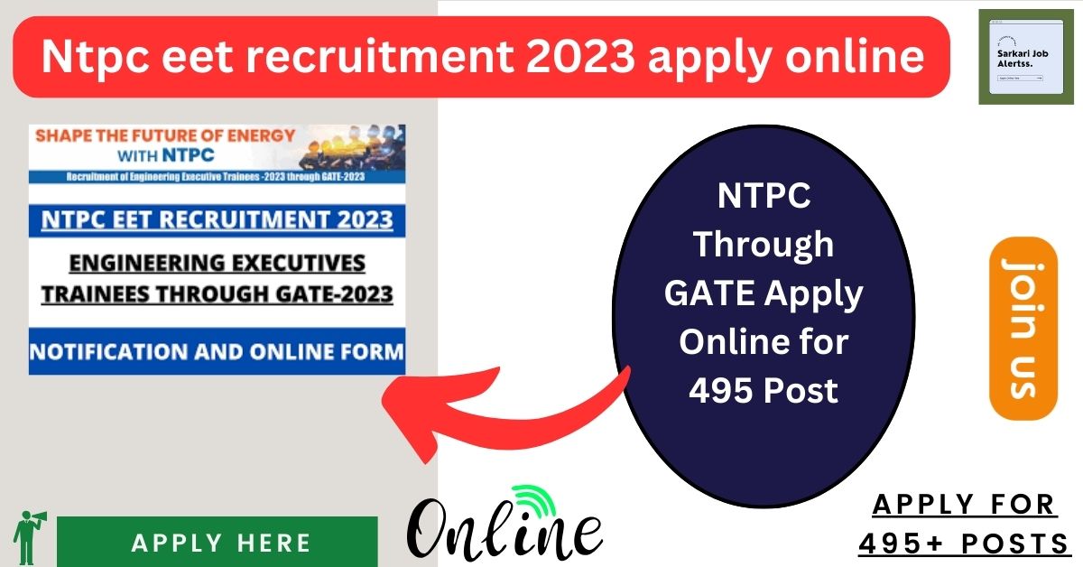 NTPC EET Recruitment 2023