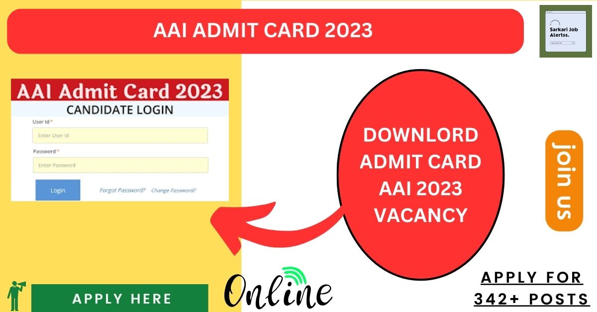 AAI ADMIT CARD 2023