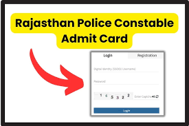 Rajasthan Police Constable ADMT CARD 2023 DOWNLORD Recruitment 2023 [3578 Post] Notification and Online Form