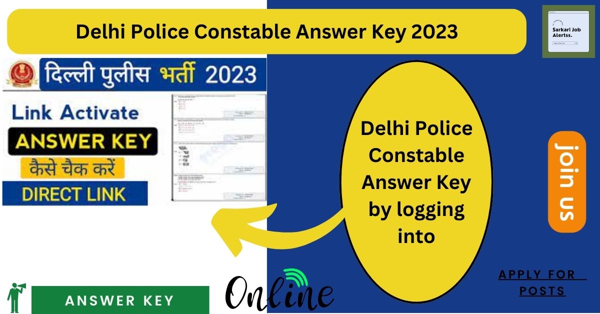 Delhi Police Constable Answer Key